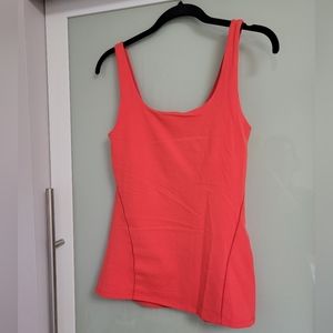 Lululemon Coral Red Athletic Tank Top Size 6